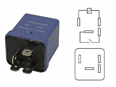 RELE 4B-1M 4-NAP. NISSAN