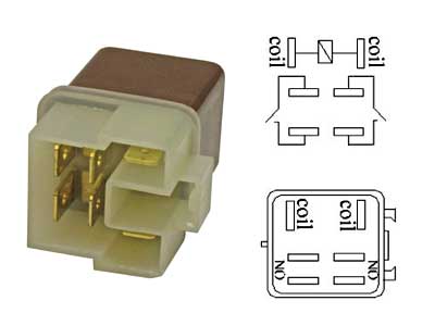 RELE 12V 6-NAP. NISSAN