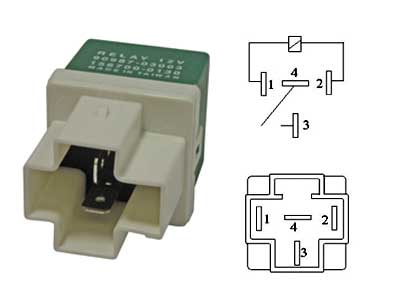 RELE 12V 4-NAP. TOYOTA