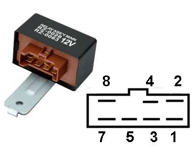 RELE 12V 7-N. HONDA CIVIC