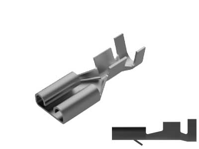 LIITIN 6,3 N. AMP 1-2,5MM2 5-160447-2