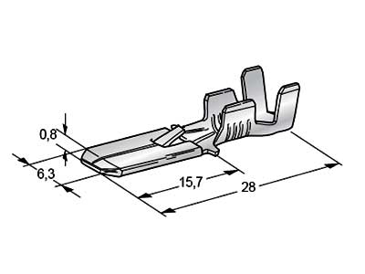 LIITIN 6,3 UROS 4-6 MM2  ERIST