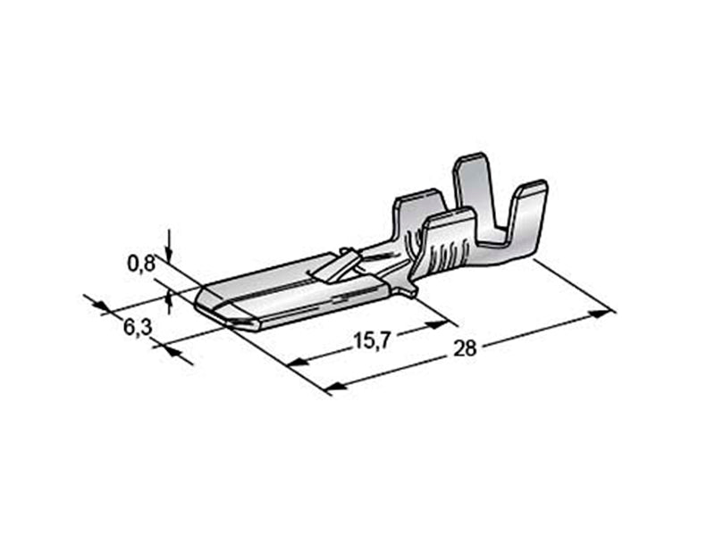 LIITIN 6,3 UROS 4-6 MM2  ERIST