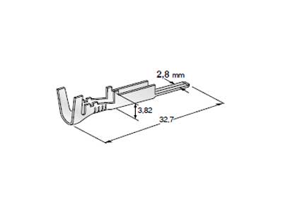 LIITIN 2,8MM M280 METRIPAC UROS