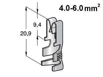 LIITIN UNI F630 4-6 MM2