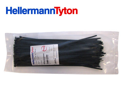 HELLERMAN NIPPUSIDE 100KPL 300X4,6 MUSTA
