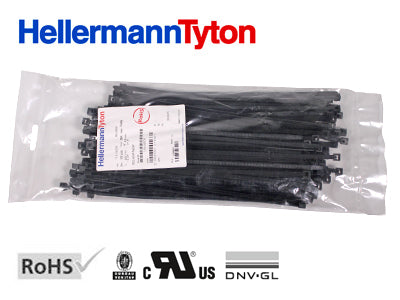 HELLERMAN AVATTAVA NIPPISIDE100KPL 250X4,6 MUSTA