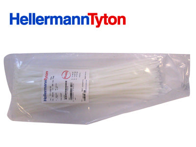 HELLERMAN NIPPUSIDE 100KPL 300X4,6 VALKOINEN