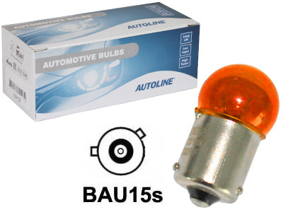 POLTTIMO AUTOLINE 12V 10W RY10W BAU15S AMBER MP PIKKUKUPU