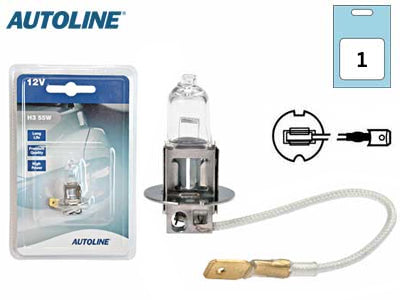 POLTTIMO AUTOLINE 12V H3 55W  BLISTER