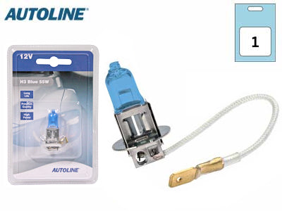POLTTIMO AUTOLINE 12V H3 55W SININEN BLISTER