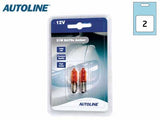 POLTTIMO AUTOLINE 12V 21W BAY9S KELT 2 KPL/BLISTER