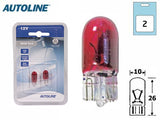 POLTTIMOPARI AUTOLINE 12V 5W PUN BLISTER