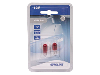 POLTTIMOPARI AUTOLINE 12V 5W PUN BLISTER