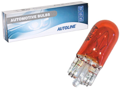 POLTTIMO AUTOLINE 12V 5W T10 AMBER LASIKANTA
