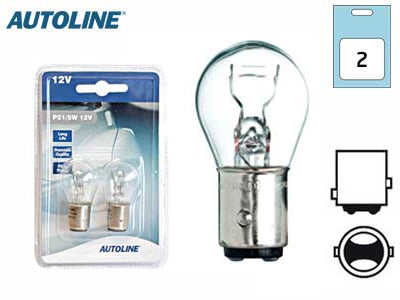 POLTTIMOPARI AUTOLINE 12V 21/5W  BLISTER
