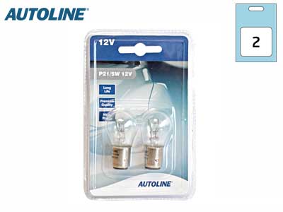 POLTTIMOPARI AUTOLINE 12V 21/5W  BLISTER
