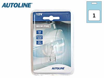 POLTTIMO AUTOLINE 12V 21W T20  BLISTER