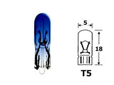 POLTTIMO 12V 1,2W SININEN