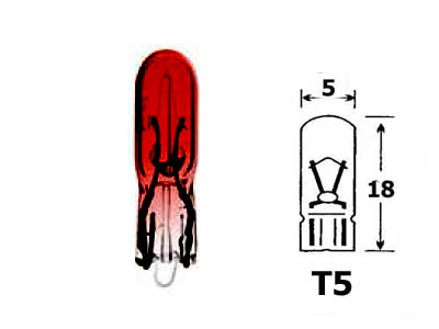 POLTTIMO 12V 1,2W PUNAINE