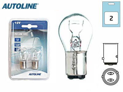 POLTTIMOPARI AUTOLINE 12V 21/4W BLISTER