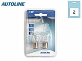 POLTTIMOPARI AUTOLINE 12V 21/4W BLISTER