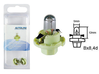 POLTTIMOPARI 12V 2W BX8,4D BLISTER