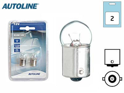 POLTTIMOPARI AUTOLINE 12V 10W R10W BA15S BLISTER