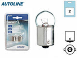 POLTTIMOPARI AUTOLINE 12V 5W R5W BA15S BLISTER