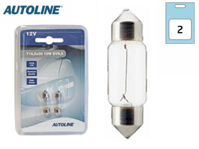 POLTTIMOPARI AUTOLINE 12V 10W BLISTER