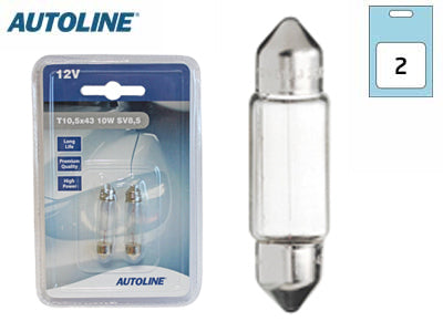 POLTTIMOPARI AUTOLINE 12V 10W BLISTER