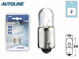 POLTTIMOPARI AUTOLINE 12V 2W BLISTER