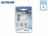 POLTTIMOPARI AUTOLINE 12V 4W BA9S BLISTER