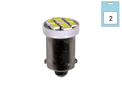 LED-POLTTIMOPARI 12V BA9S VALK.