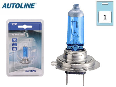 POLTTIMO AUTOLINE 12V H7 SININEN, BLISTER