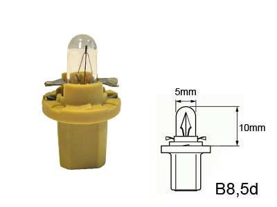 POLTTIMO 12V 1.5W B8.5D BEIGE
