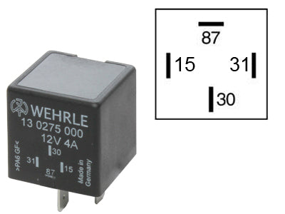 PUOLIJOHDERELE 12V 4A +OHJAUS