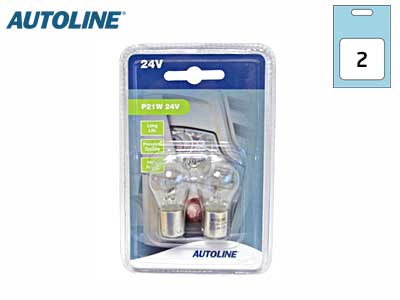 POLTTIMOPARI AUTOLINE 24V 21W BLISTER