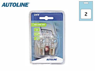 POLTTIMOPARI AUTOLINE 24V 21/5W BLISTER