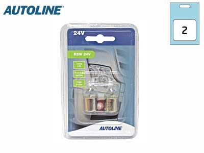 POLTTIMOPARI AUTOLINE 24V 5W  BLISTER