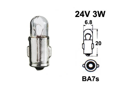SAFRA 5024303 24V 3W BA7S