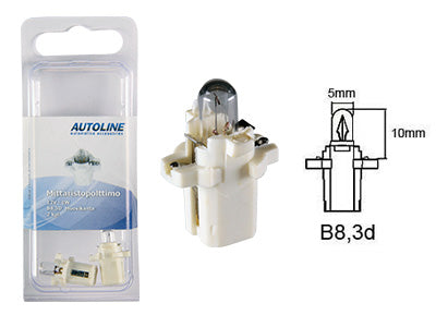 POLTTIMOPARI 12V 2W B8,3D BLISTER