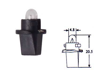 POLTTIMO 12V 1,2W BX2D