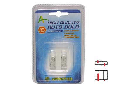 POLTTIMOPARI AU-LITE 24V 5W T10 BLISTER