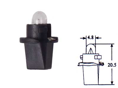 POLTTIMO 24V 1,2W BX2D