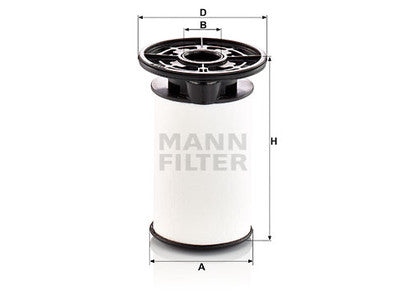 POLTTOAINESUODATIN MANN, FIAT DUCATO (250_) 2,3D