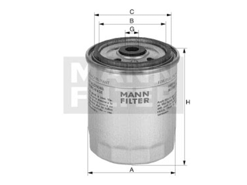 POLTTOAINESUODATIN MANN, VOLVO, RENAULT RK