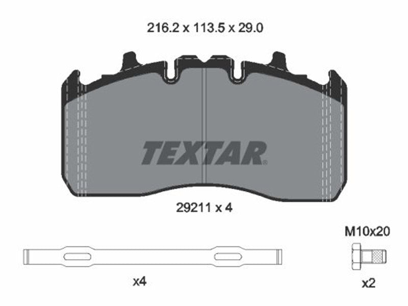 TEXTAR JARRUPALASARJA MERITOR ELSA 225-2 KÖGEL