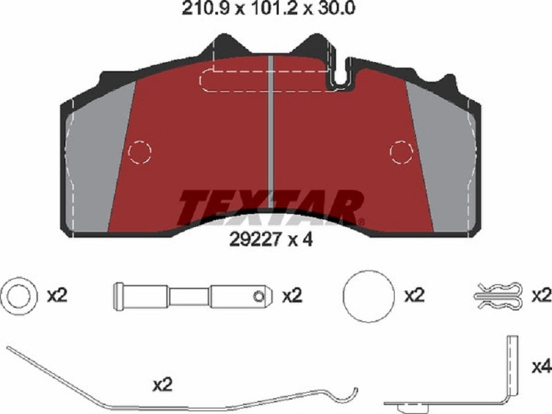 TEXTAR JARRUPALASARJA BPW TSB3709