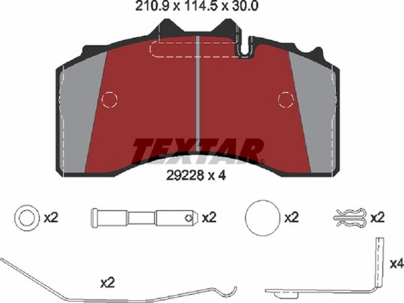 TEXTAR JARRUPALASARJA BPW TSB4309